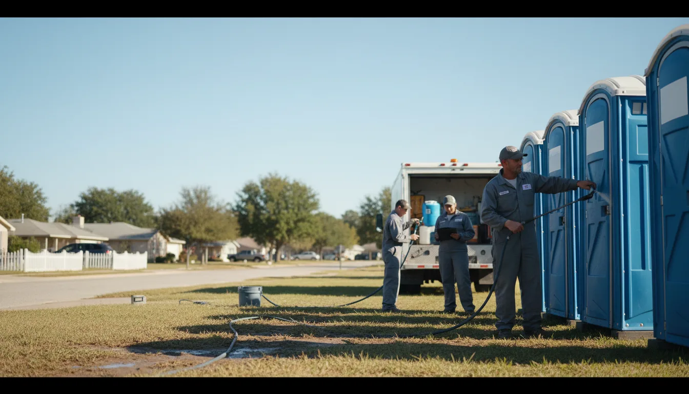 Long-Term Portable Toilet Rental in Evening Shade, AR near me